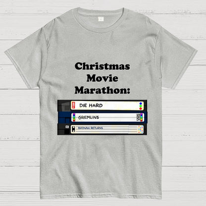 Christmas Movie Marathon (green variant) Geek T-Shirt