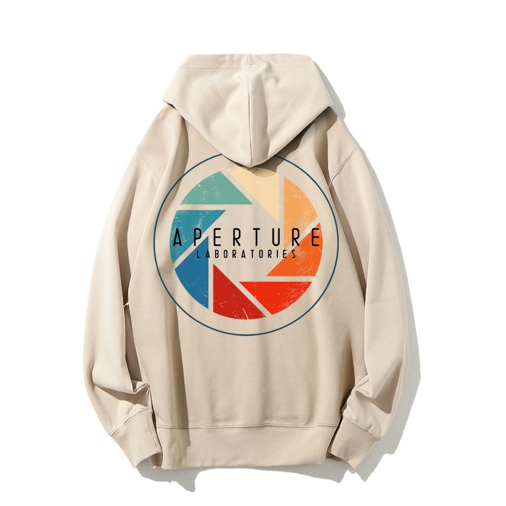 Aperture Printed Back Unisex Cotton Hoodie