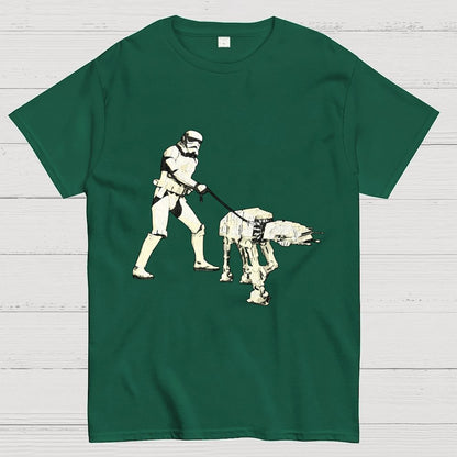 Empire Robot Dog-Planet Battles Geek T-Shirt
