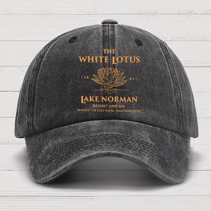 White Blossom LKN Cotton Hat