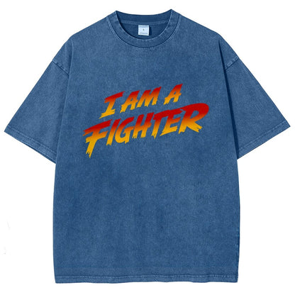 I Am A Fighter Vintage Distressed T-shirt
