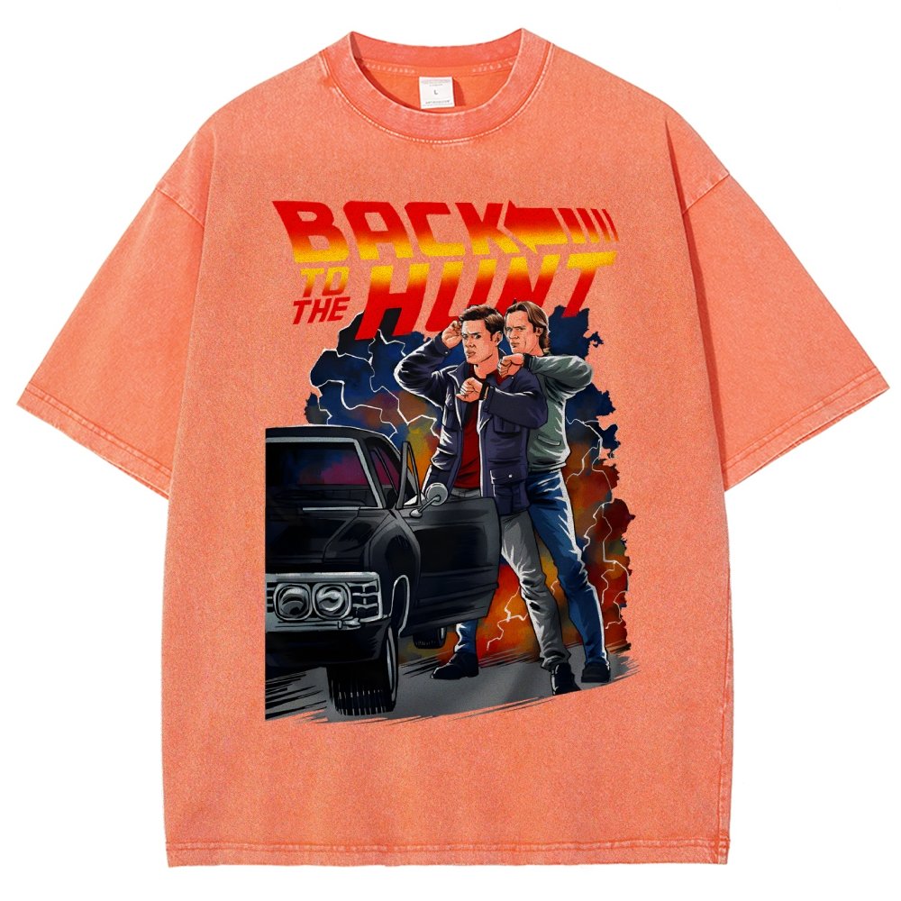 Back To The Hunt Vintage Distressed T-shirt