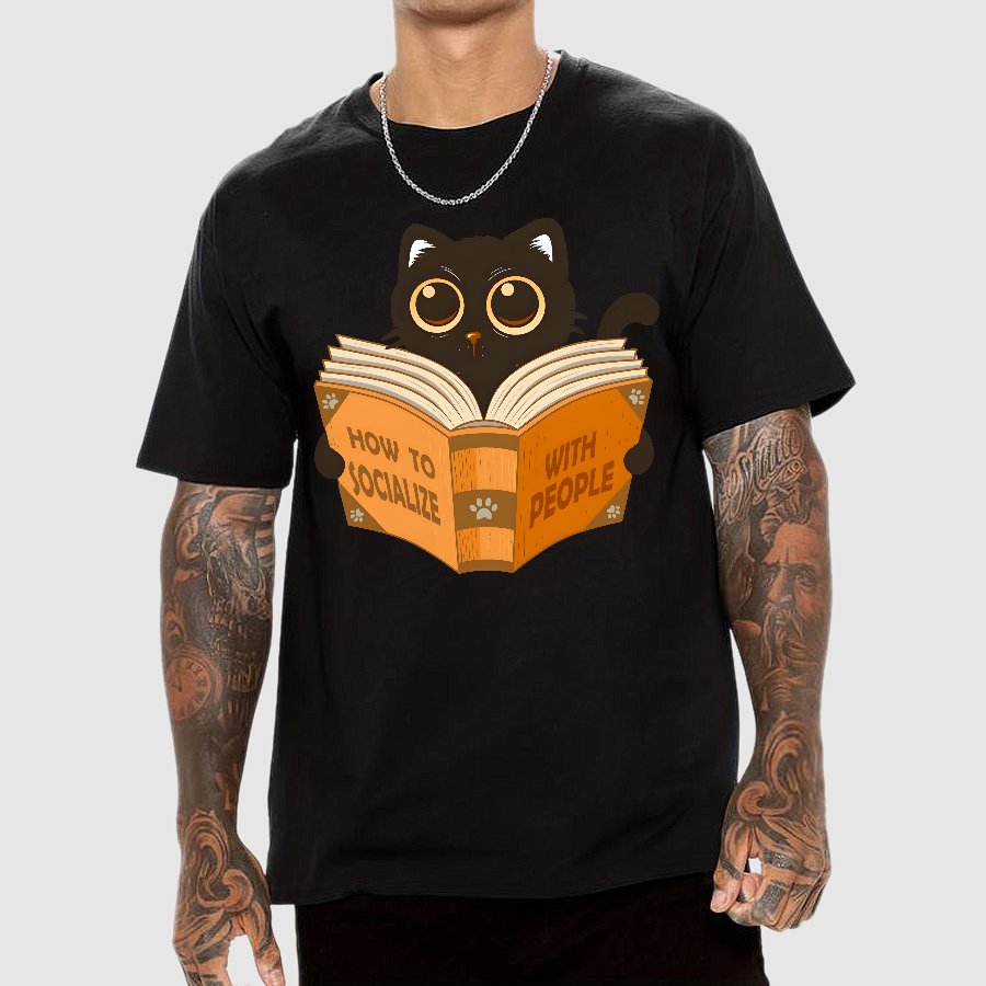 How To Socialise With People Geek T-Shirt