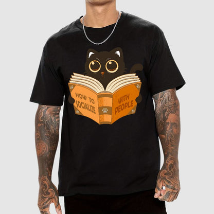 How To Socialise With People Geek T-Shirt