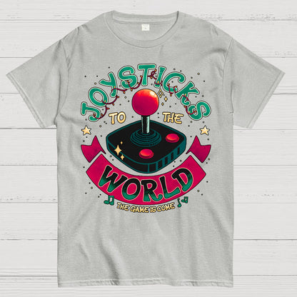 Joysticks To The World Geek T-Shirt