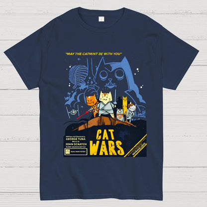 Cat Wars��Revenge of The Dog Geeky T-Shirt