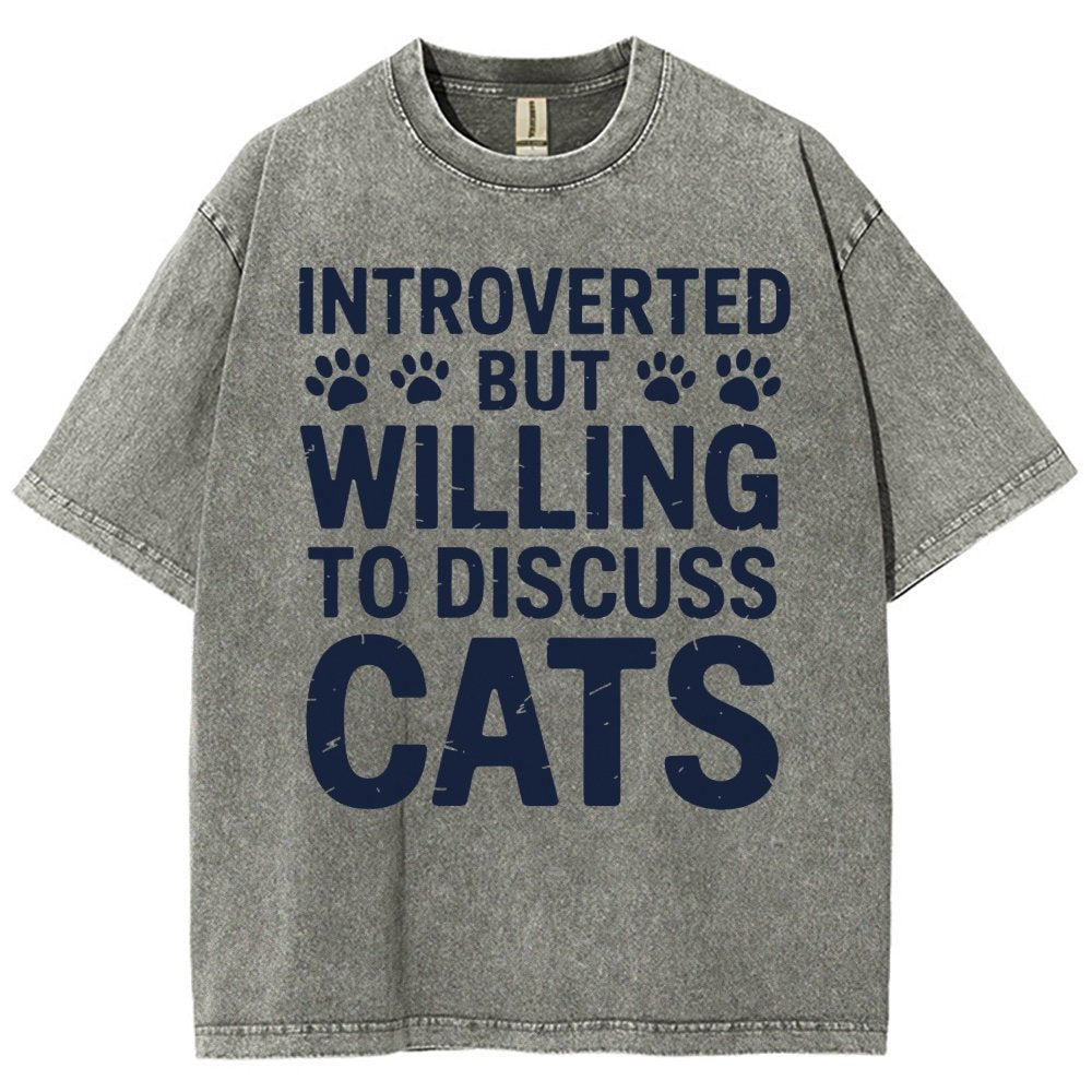 Introverted Vintage Distressed T-shirt