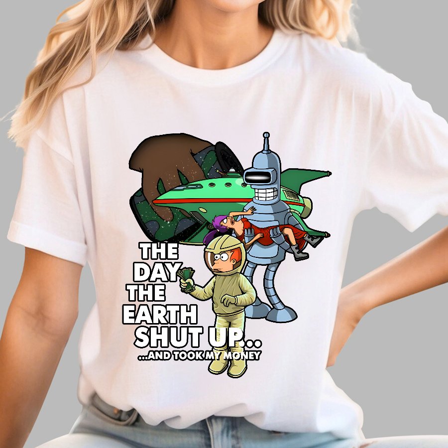 The Day The Earth Shut Up...Geek T-Shirt