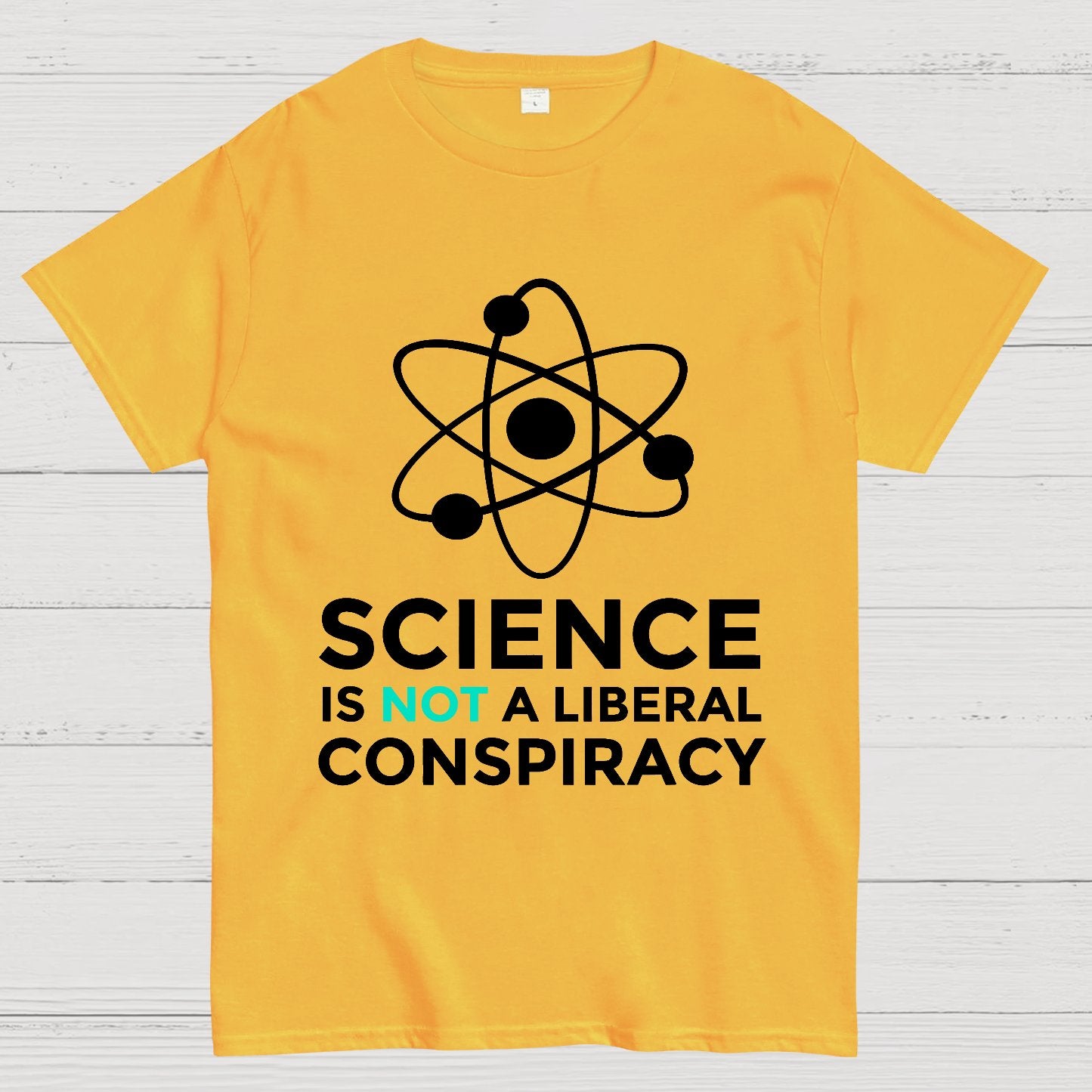 Science Is Not A Liberal Conspiracy Geek T-Shirt