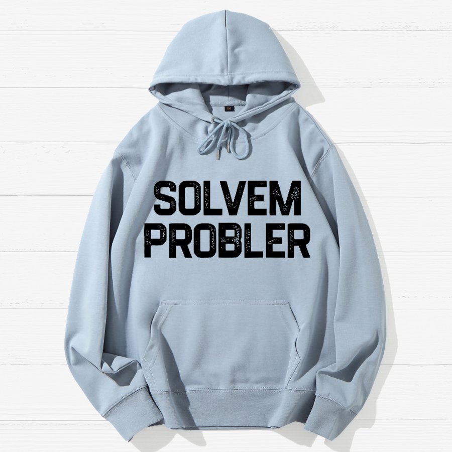 Problem Solved Geek Cotton Hoodie