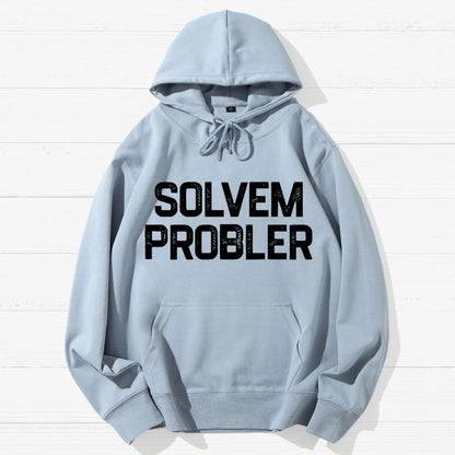 Problem Solved Geek Cotton Hoodie