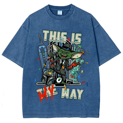 My WAY Vintage Distressed T-shirt