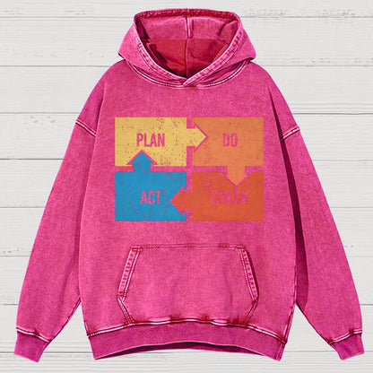Deming Funny Vintage Distressed Hoodie