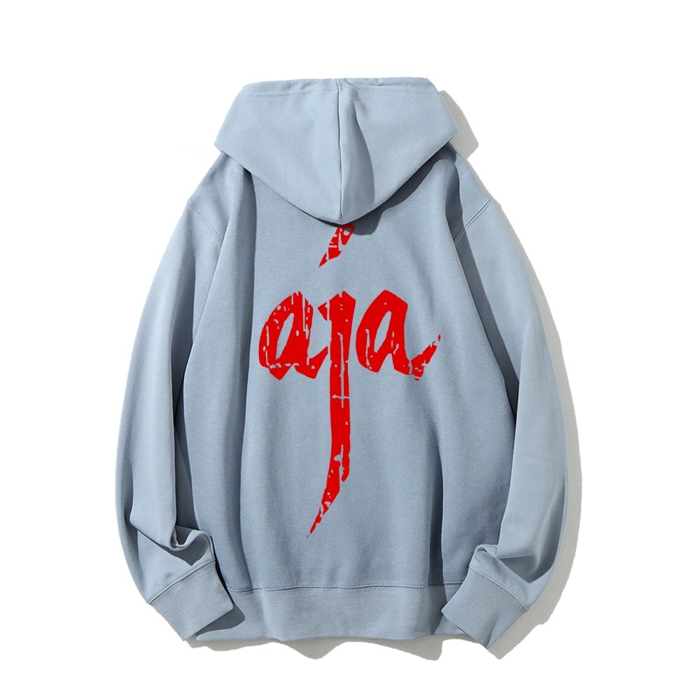 Aja Printed Back Unisex Cotton Hoodie
