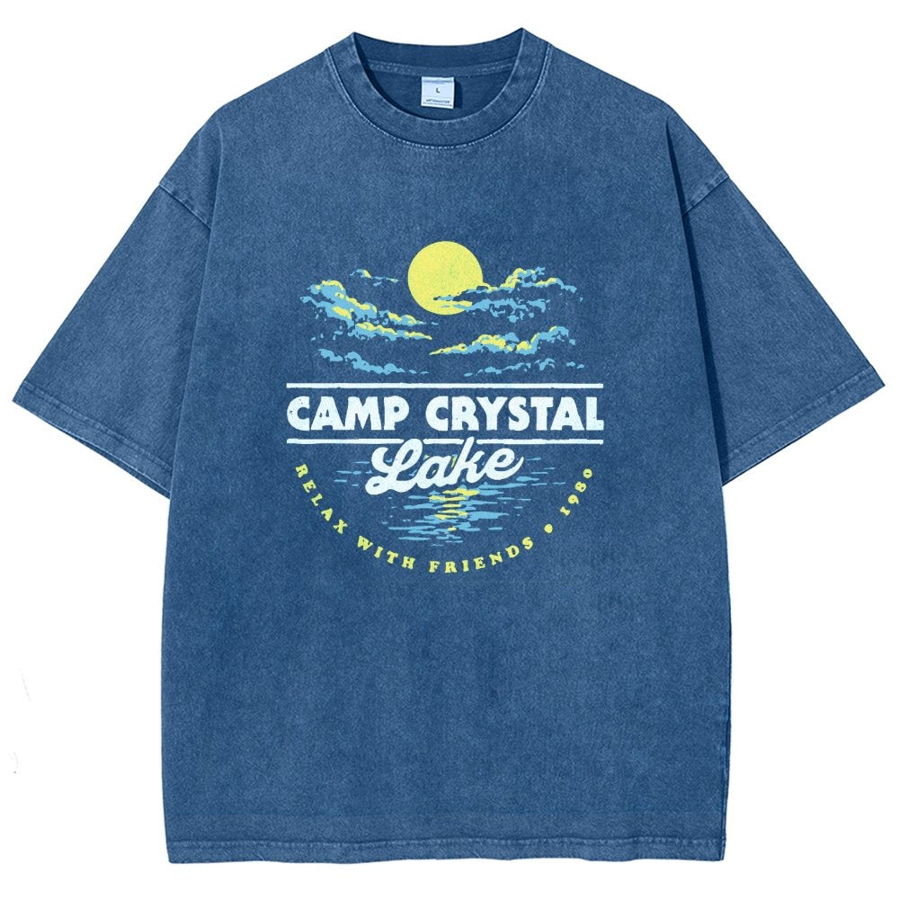 Camp Silver Pine 1980 Vintage Distressed T-shirt