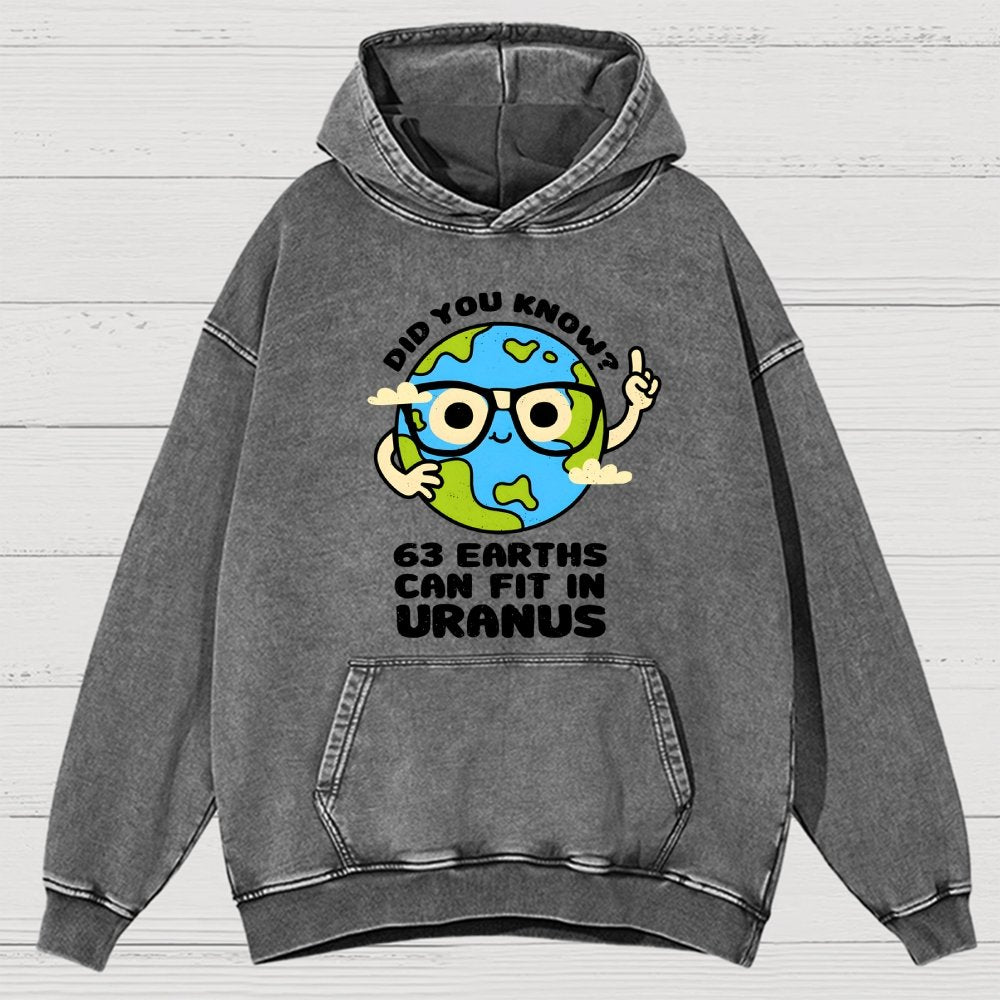 Uranus Vintage Distressed Hoodie