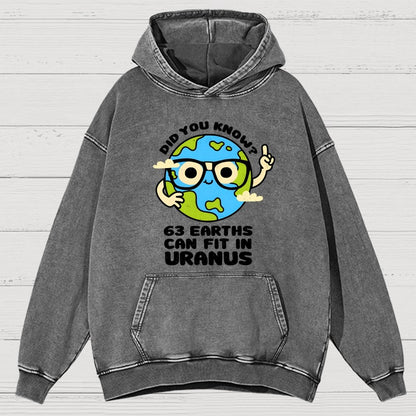 Uranus Vintage Distressed Hoodie