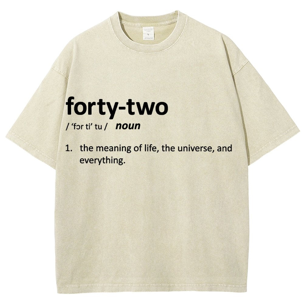42 Definition Vintage Distressed T-shirt
