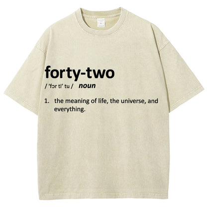 42 Definition Vintage Distressed T-shirt