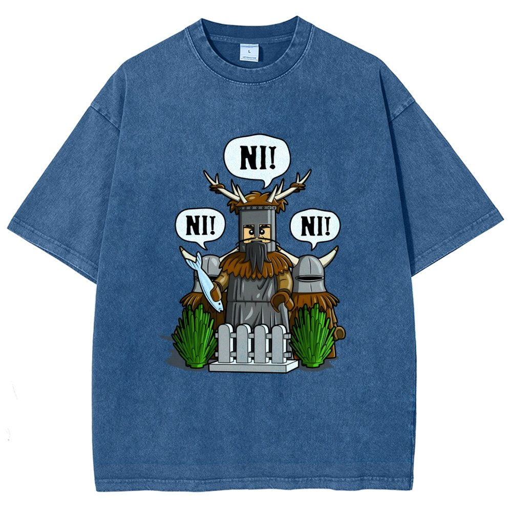 The Knights Of Adventure Vintage Distressed T-shirt