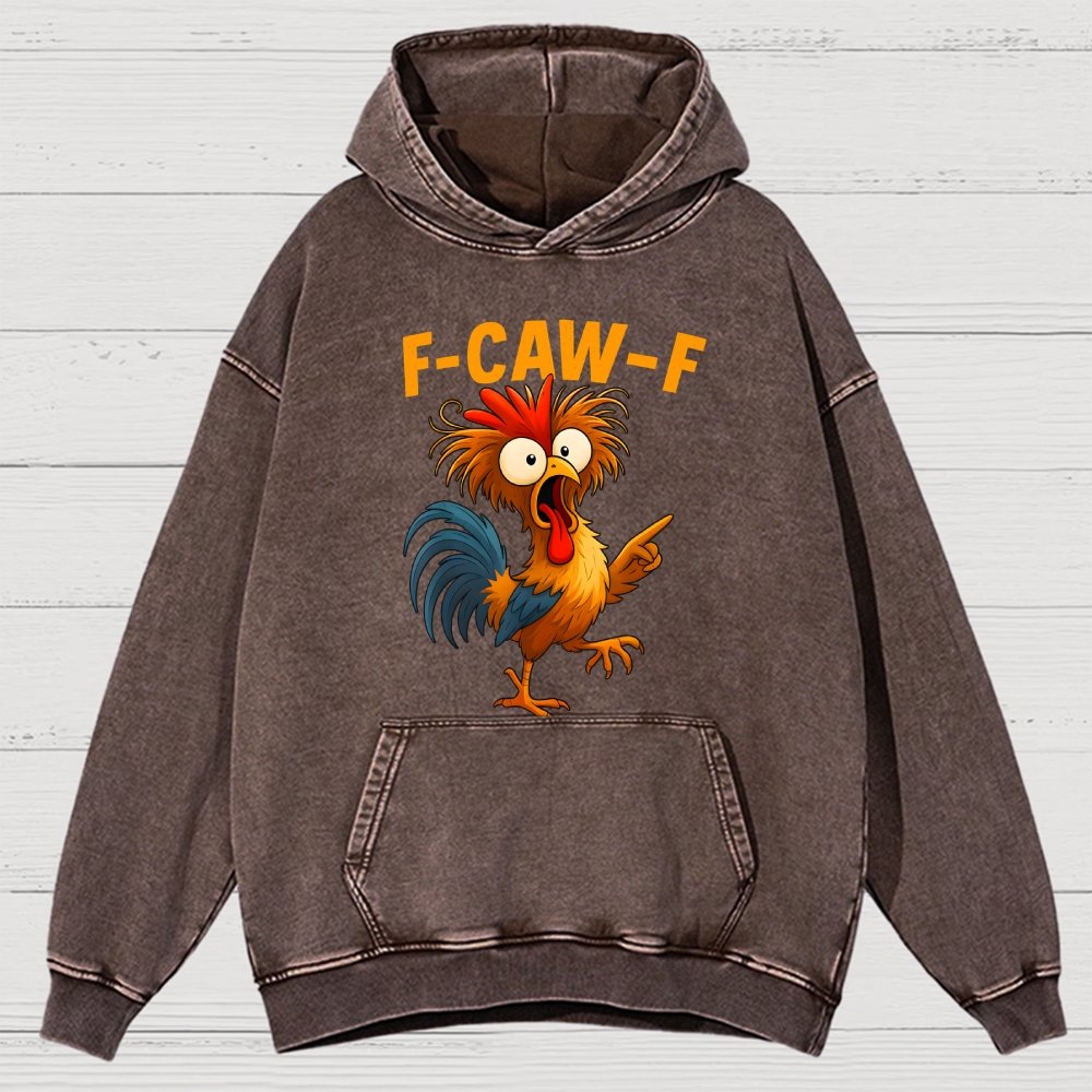 Fcawf Chicken Vintage Distressed Hoodie