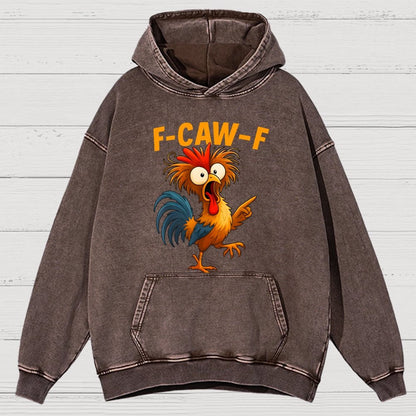 Fcawf Chicken Vintage Distressed Hoodie
