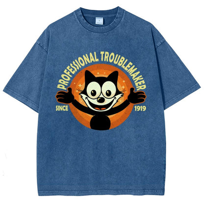 Professional Troublemaker Vintage Distressed T-shirt
