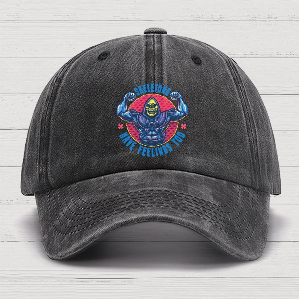 Skeletons have feeling too Cotton Hat