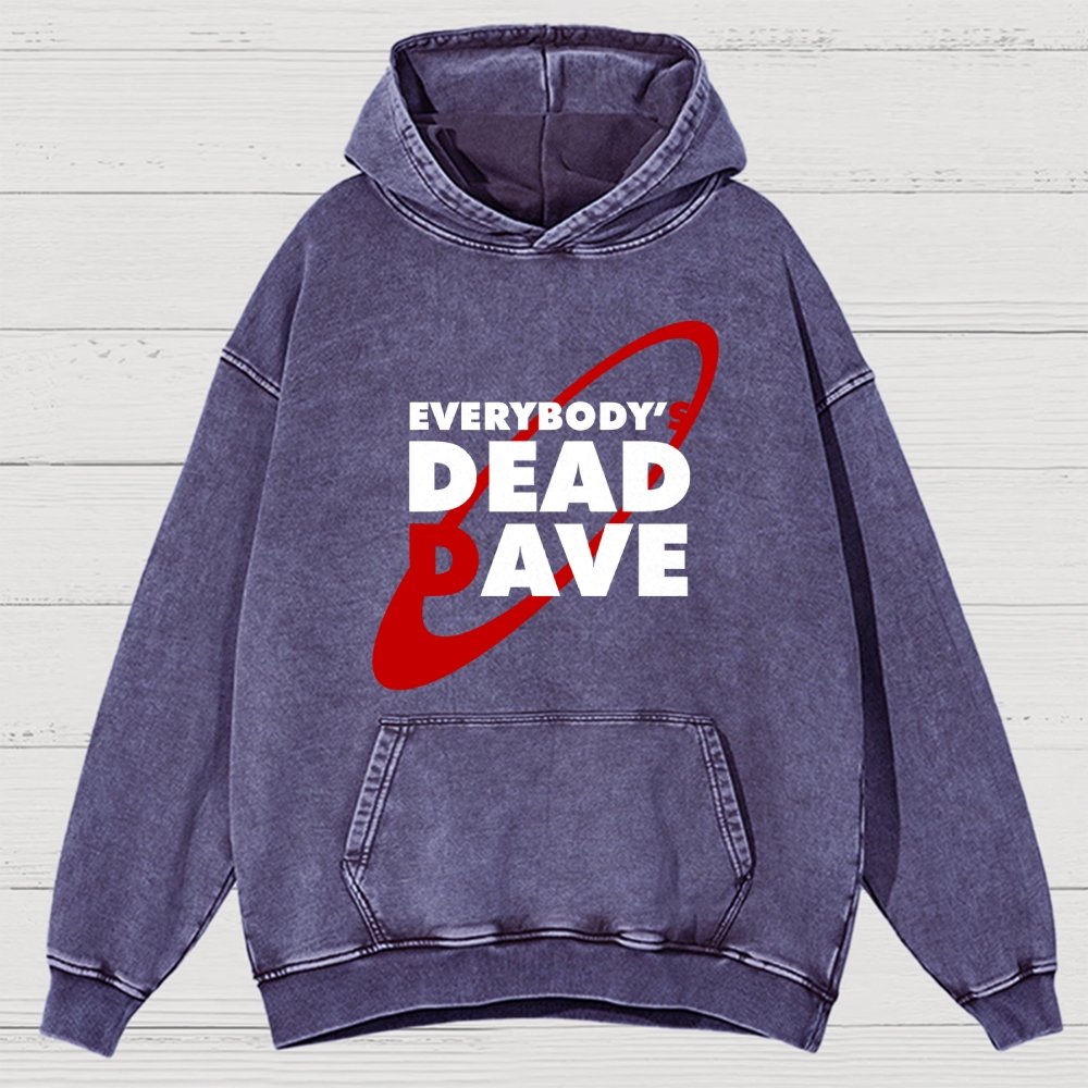 Everybody's Dead Dave Vintage Distressed Hoodie