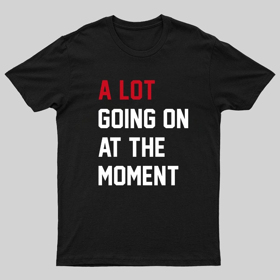 A Lot Going On at The Moment Geeky T-Shirt