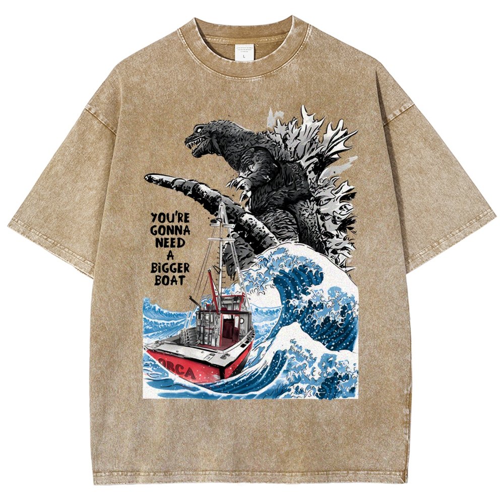 You need a bigger boat Funny Vintage Distressed T-shirt