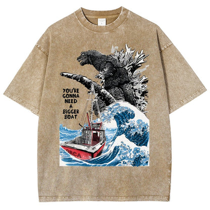 You need a bigger boat Funny Vintage Distressed T-shirt