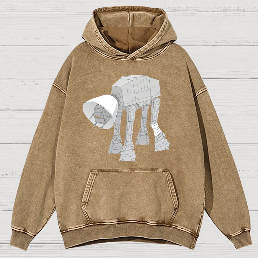 Battle Damage Vintage Distressed Hoodie