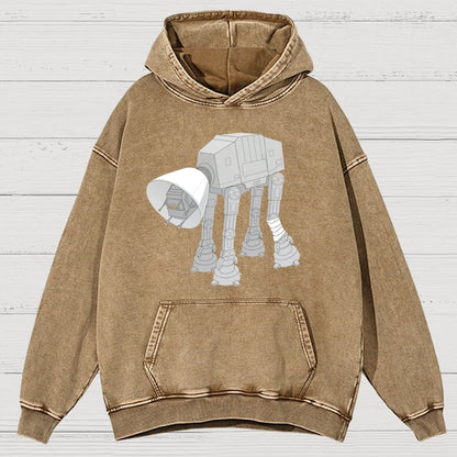 Battle Damage Vintage Distressed Hoodie