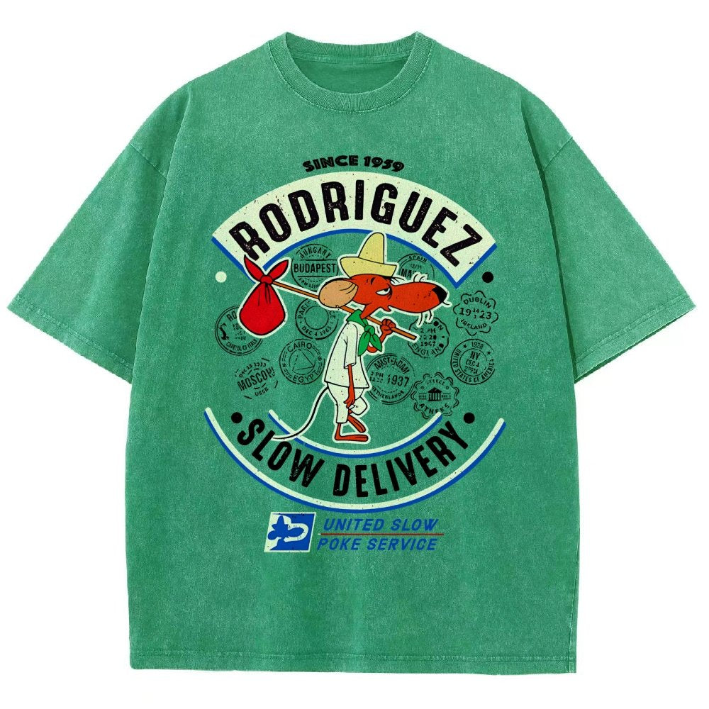 Slowpoke Delivery Service Vintage Distressed T-shirt