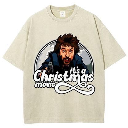 It‘s A Christmas Movie Vintage Distressed T-shirt