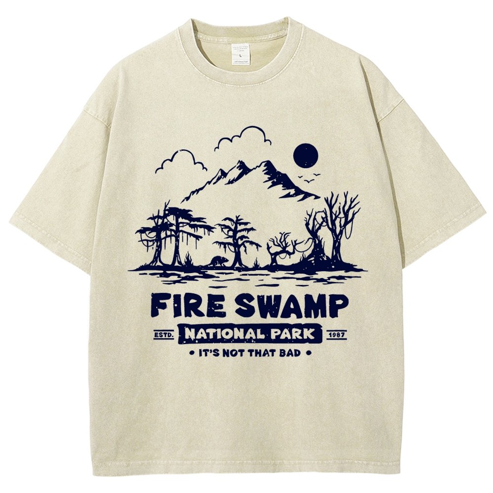 Flame Swamp National Park Vintage Distressed T-shirt