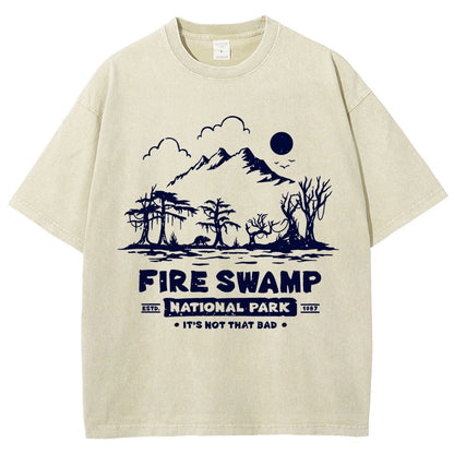 Flame Swamp National Park Vintage Distressed T-shirt