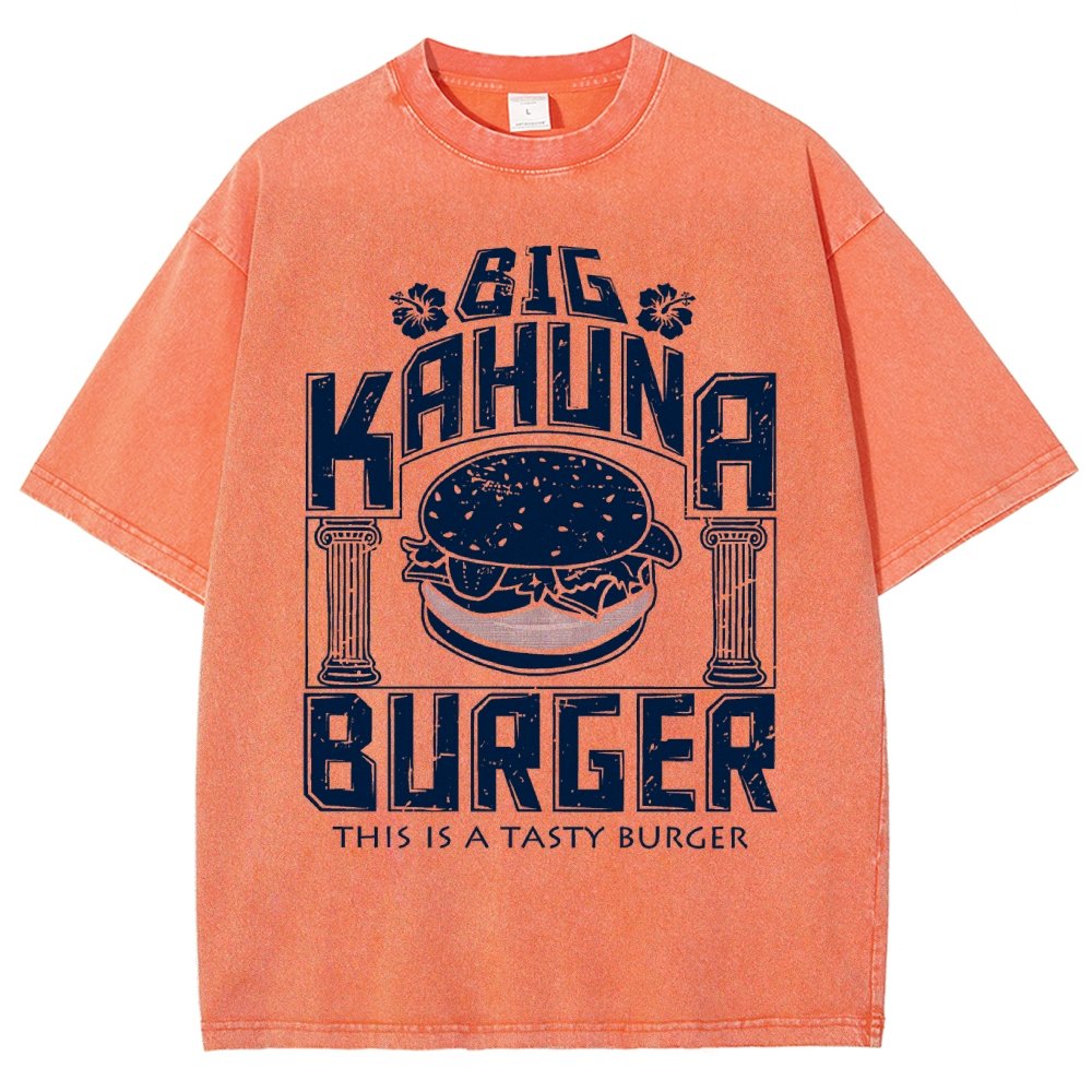Big Wave Burger Vintage Distressed T-shirt