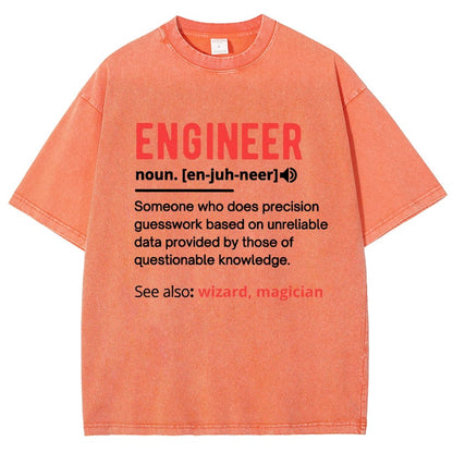 Engineer Definition Vintage Distressed T-shirt