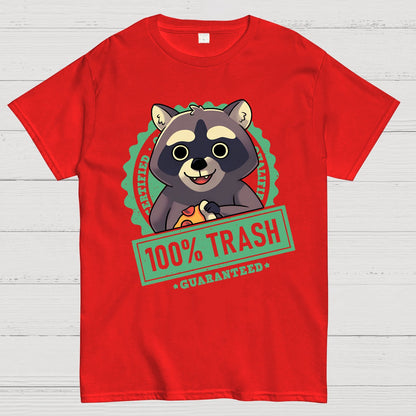 100% Cute Trash Panda Raccoon Seal Geek T-Shirt