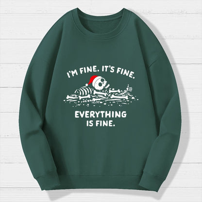 A Fine Pile Of Bones Geek Cotton Sweatshirt