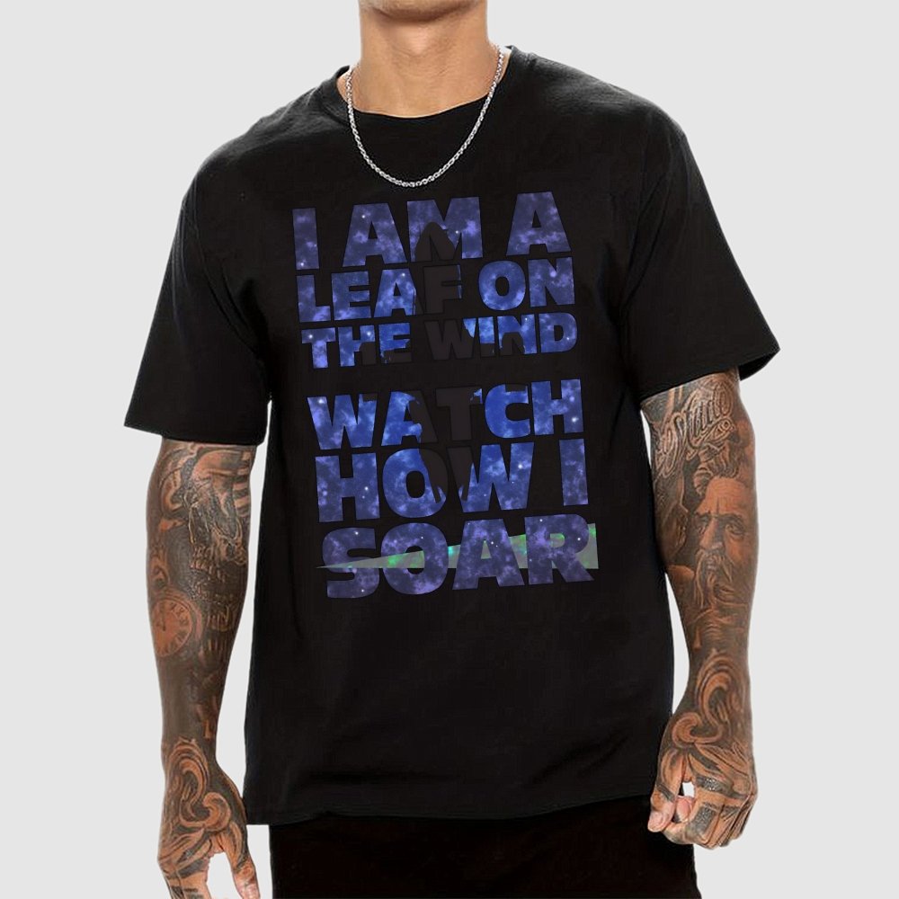 Leaf on the Wind Unisex Geek T-Shirt