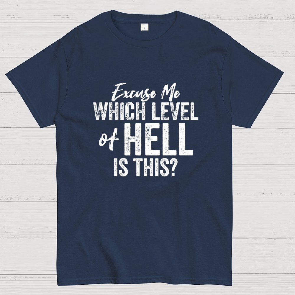 Excuse Me Which Level of Hell is This？Geek T-Shirt