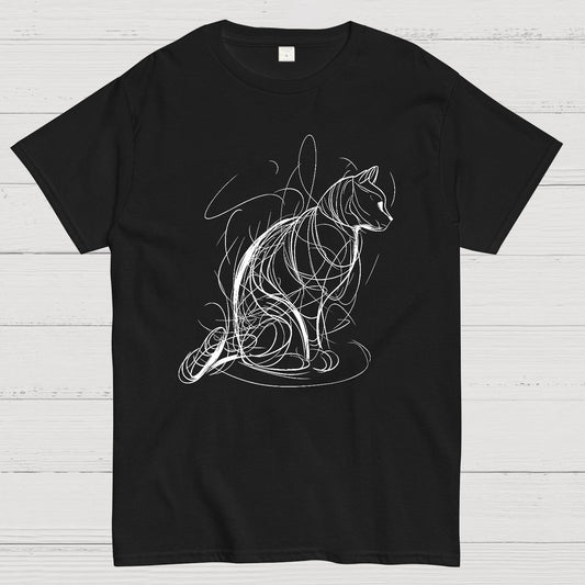 Cat Lines Geek T-Shirt