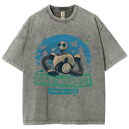 Complete The Task Vintage Distressed T-shirt