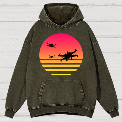 Fighter Vintage Distressed Hoodie