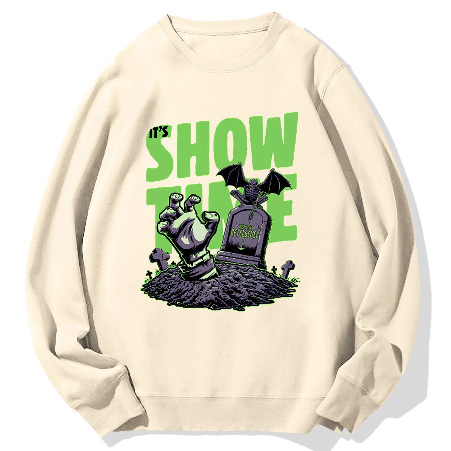 Beetle Graveyard Showtime Geek Cotton Sweatshirt