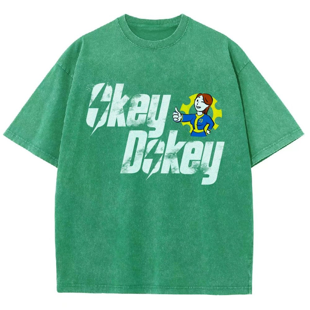 Okey Dokey Vintage Distressed T-shirt