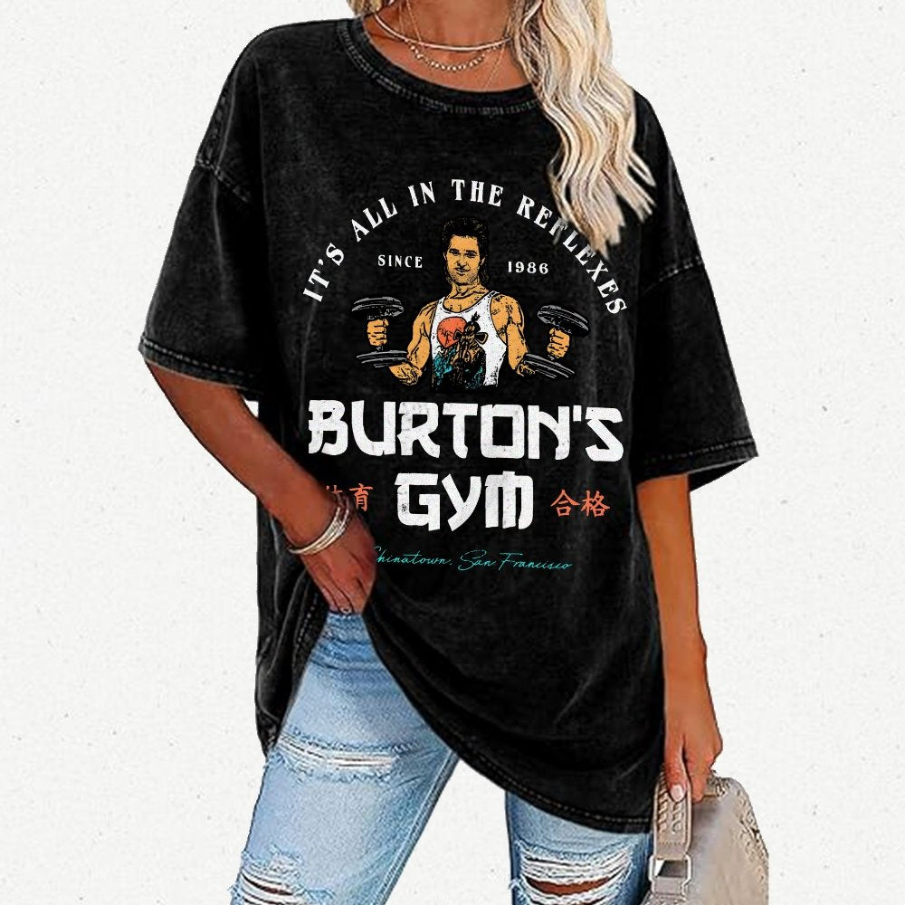 Burton's Gym Vintage Distressed T-shirt